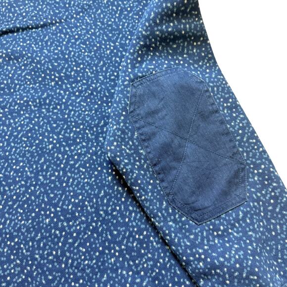 Women's NWT Fat Face Blue Speckled Half-Zip Hoodie, Size 12 - Picture 4 of 9